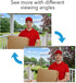 Wasserstein Horizontal Wedge Wall Mount 35 to 55 for Arlo Wireless Video Doorbell (2nd Gen)