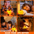 Generic 3 Dimmable Cute Pumpkin LED Night Light, Level Nursery Nightlight, Silicone Soft Light Lamp Gift, Rechargeable