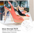 2pcs PRETYZOOM Acrylic High Heel Display Stands for Retail Shop Transparent Shoe Racks for Sneakers and High Heels