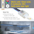 Armacost Lighting 5-Pin RGB+W Multicolor Wire to Tape Connector, 6 Pack