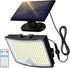 Adiding Solar Outdoor Lights, 2800LM LED Flood Lights with 16.4 Ft Cable,
