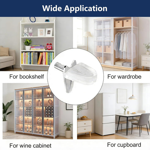 RiseDirectly 30PCS 3mm Closet, L-Shaped Shelf Support Pegs, Bracket Pins for Cabinet, Bookshelf, Cupboard, Kitchen