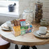 Sumnacon Glass Mail Organizer, Gorgeous Desk Makeup Brush Holders, Modern Countertop Organizer for Living Room Kitchen
