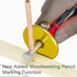 YOSELIN Dovetail Marking Jig Wheel Marking Gauge Tool Set, 1 Woodworking Pencil, 1 Wheel Cutter for Hardwood, 1 Bearing