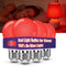 BoRccdit 7W 670nm Red Light Bulbs for Sleep 4PK, 100% Blue Light