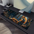 Aonimonis 31.5" 11.8" Cute Fox Mouse PadAnimal Forest Gaming Keyboard MatLaptop Computer Protector with Non-Slip Rubber