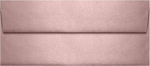 LUXPaper #9 Slimline Invitation Envelopes | Peel & Press | 3 7/8" x 8 7/8" | Misty Rose Metallic - Sirio Pearl | 84lb. Text | 50 Qty