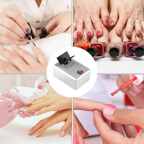 Generic Nail Glow Shaker, Small Multifunctional Liquid Mixer, Automatic Shaking Machine, Precise Gentle Rotation
