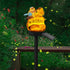 Welcome Birds Solar Powered Outdoor Garden Light, Resin Animal LED Stake Lights for Patio Yard Art Garden