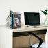 STOBOK Black Organizer Book Shelf, Decor and Mails Magazine Files Organizing Rack for Documents
