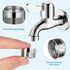 OSALADI Faucet Adapter Kit, Brass Faucet Adapter for Sink Male/Female to Hose Adapter, 8pcs, 4 Sizes