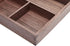 pandapark Black Walnut Wood Organizer Tray, Desk & Drawer Storage Box for Office Supplies