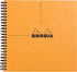 Rhodia Reverse Standard Notebook, Graph, Orange, 8.25" x 8.25"