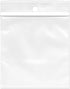 Plymor 3" x 3" Reclosable Plastic Bags - Case of 1,000, 2 Mil with Hang-Hole Zipper