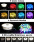 32.8ft 4000mAh Camping String Lights, RGB Retractable String Lights, Rechargeable LED Hanging Tent lamp, Portable