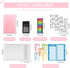 Budget Binder with Zipper Envelopes - Cash Envelopes for Budgeting, A6 PU Leather Planner with Calculator