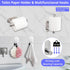 Set, 16" (10, Bathroom Hardware Bathroom Towel Holder with Toilet Paper Holder, Towel Ring, Towel Hook, Bathroom