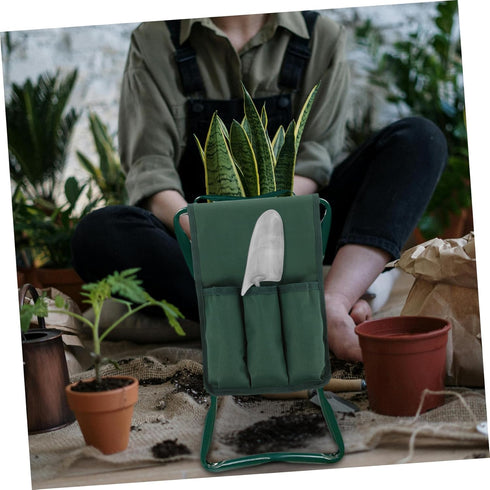 Portable Gardening Kneeler with Tool Storage Bag for Weeding