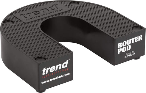 Trend U-Shaped Router Pod Stand for Workbench Safety and Storage, R/POD/A