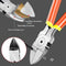 MONVICT 6 Inch Precision Flush Wire Cutters, Ultra Sharp Heavy Duty Pliers for Cables, Wires, Zip Ties