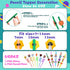 Pencil Charms Bulk for Kids, 120 Pcs Pencil Clips and Decorations for Classroom Rewards