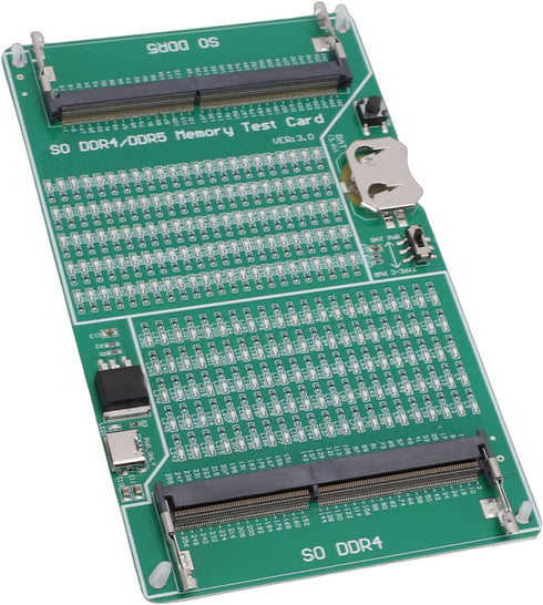 Naroote DDR4 DDR5 2 1 Memory Tester, in RAM Diagnostic Analyzer with LED Light Indicator for Laptop Desktop Server