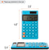Mr. Pen Standard Function Calculator, 12 Digits Solar Calculator for Basic Office Use