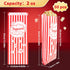 50 Individual 2oz Popcorn Bags - Disposable Food Paper Sleeves for Party, Carnival, and Movie Night Supplies