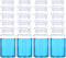 PATIKIL 20 Pcs 200ml Reagent Bottles, Transparent PET Wide Mouth Round Bottles with Screw Cap for Lab Storage