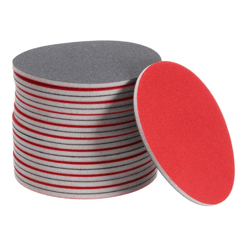 uxcell 20pcs 240 Grit Sanding Sponge 6 Inch Hook and Loop Sponge