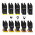 AMZWEI 50PCS Titanium Oscillating Tool Blades, Curved Edge Oscillating Saw Blades for