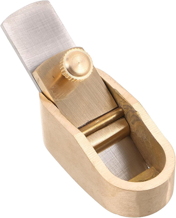 Brass Violin Thumb Planer 18mm Mini Woodworking Hand Plane Precision Luthier Tool