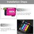 BeOne Remanufactured Ink Cartridges Replacement for Epson 220XL - Compatible with Workforce WF-2630 WF-2650 XP-320