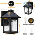 BESMYJ 3 IP65 Solar Porch Lights Outdoor, Solar Wall Lanterns with Modes Motion Sensor & Waterproof, Dusk to Dawn LED