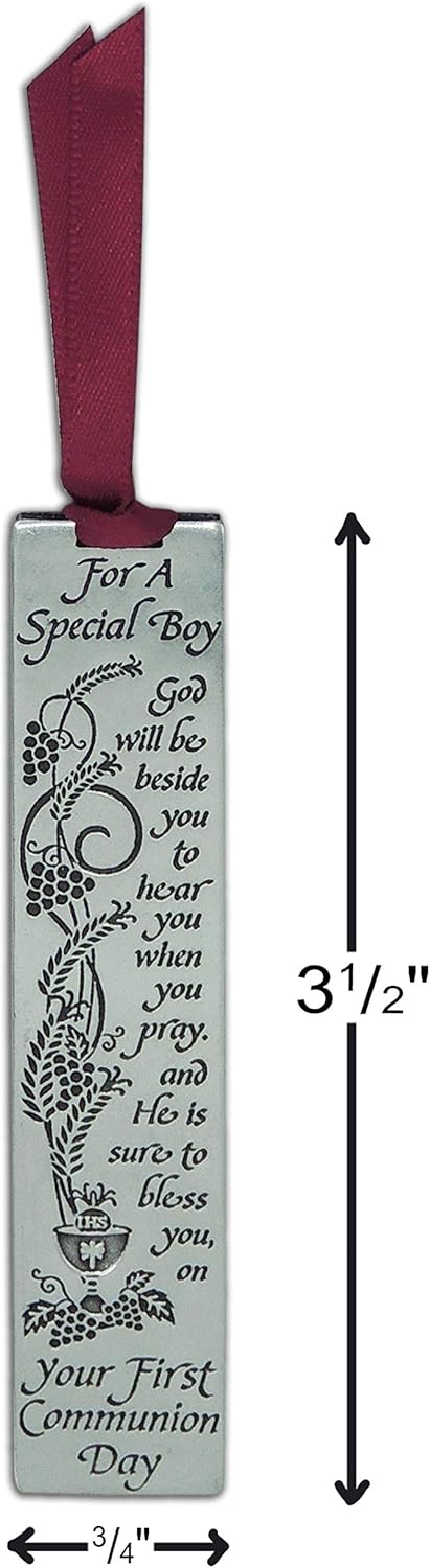 Cathedral Art For a Special Boy First Communion Metal Bookmark - 3-1/2-Inch