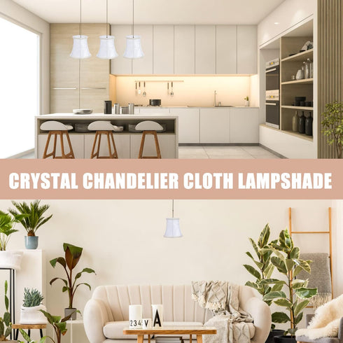 1pc Hemobllo Fashionable Crafted Lamp Shade Decorative Light Cover for Table Floor Bedside Lamps Chandelier Accessories