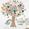 Classroom Tree Bulletin Board Decorations - Boho Heart Tree Paper Cutouts for School Decor