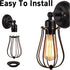 Runseaway 4Pcs E26 1-1/4 Inch (32mm) Lamp Shade Rings, Black Light Socket Ring Collar Rings, Lock Socket Replacement
