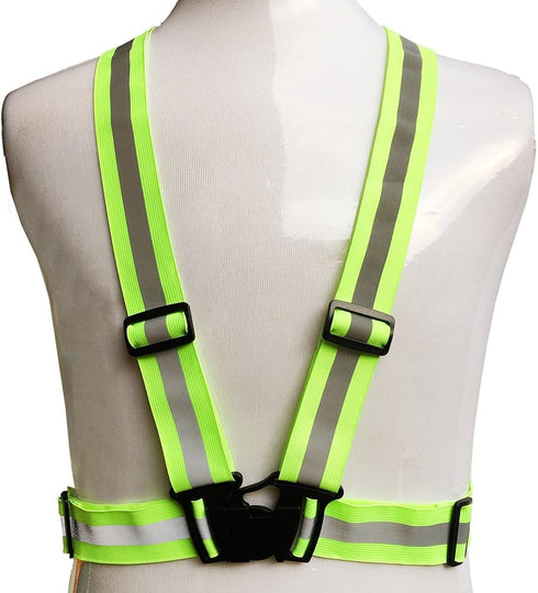 ZOJO Kids Reflective Vest 2pcs, Lightweight Adjustable for Running and Cycling
