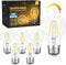 A19 E26 Base Dimmable Edison LED Bulb, 4W(40 Watt Equivalent) Stepless Dimming