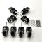 Heavy Duty Swivel Caster with 1.5in Threaded Bar, M8x25 Nut Spacer, for