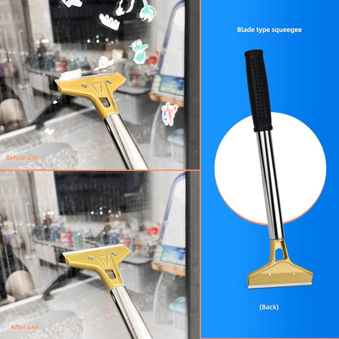 EHDIS 1.5'' and 4'' Glass Scraper Tool, Razor Blade Scraper for Cleaning Windows, Glass, Tiles, Wall, Labels, Floor