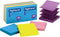 Highland Pop-up Sticky Notes, 3 x 3 Inches, Assorted Bright Colors, 12 Pack