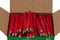 Half Pencils Sharpened Hex (No Eraser), Golf Pencils, Bulk Box of 288, Red