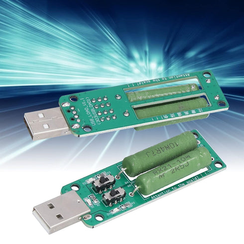 Loads Test Module Accessory, Easy DC 5V USB Load Tester for Power Bank Discharge