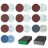 100-Piece 3-Inch Sanding Discs Pad with 2Pcs Sanding Sponge Buffing Blocks and 1/4" Shanks for Drill Grinder Rotary Tools, Multiple Grits 80-3000 Grit Included