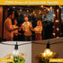 100FT 32 Shatterproof,Dimmable ZJOJO Solar Lights Outdoor Wateroproof, Solar String Lights with Remote USB Port LED