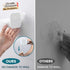 2 6 4 lbs, TAILI Mop and Broom Holder Wall Mount Grippers, Hangers and Adhesive Strips, Damage Free Hanging Wall Mount