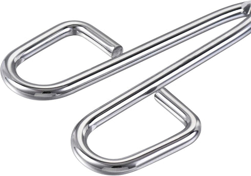uxcell 11.81-inch Lab Beaker Tongs, Stainless Steel 3 Prongs Opens Up to 180mm Width, Blue