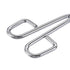 uxcell 3 Prongs Lab Beaker Tongs, Stainless Steel 11.81-inch Opens Up to 215mm Width, 2Pcs Blue